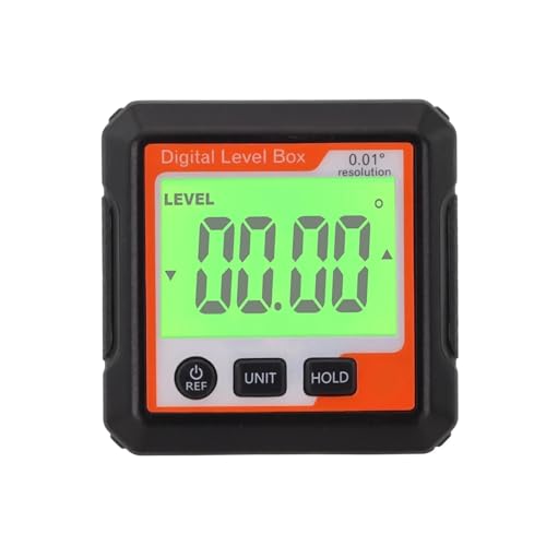Digitaler Wasserwaage-Winkelmesser, 360 ° Präzisions-Neigungsmesser, Winkelmesser, Neigungsmesswerkzeug(Type-c) von SJLOYNWQ