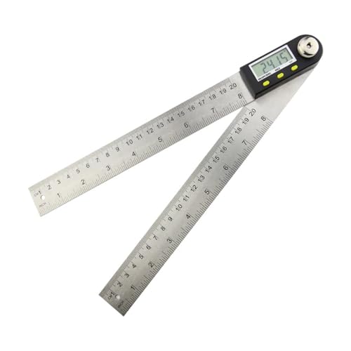 Digitaler Winkelmesser Goniometer Mehrwinkelmesslineal Winkelmesser(Protractor Steel P3) von SJLOYNWQ