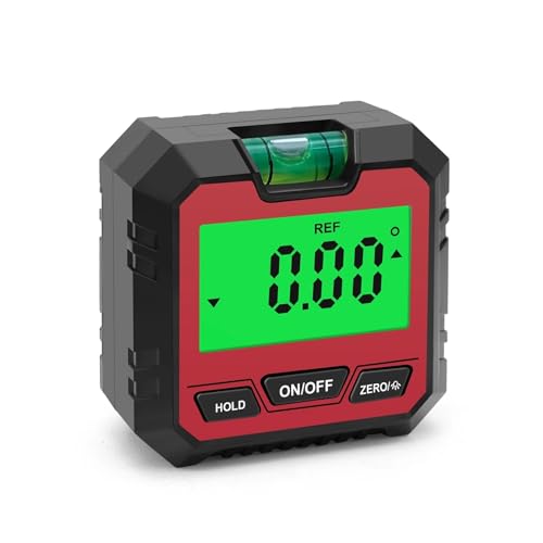 Digitales Winkel- und Neigungsmessgerät mit magnetischem Messwerkzeug(RED) von SJLOYNWQ