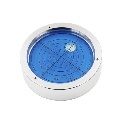 Hochempfindliche Plattformnivellierung, runde Wasserwaage aus Metall, hochpräzise Perlen, leuchtend erhältlich(Luminous in White) von SJLOYNWQ