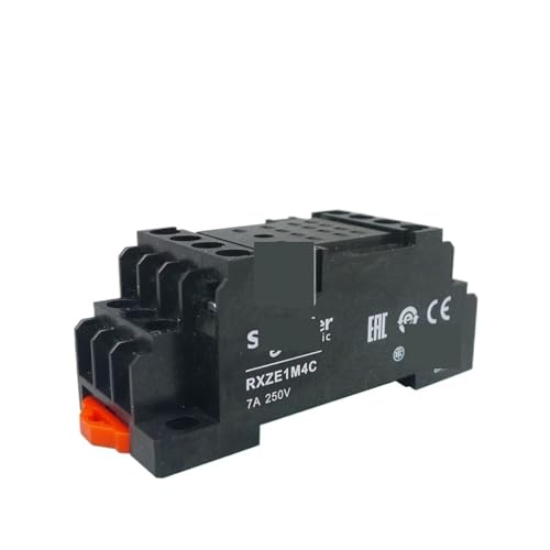 Kleines Relais RXM2AB2BD DC24V 8-polig 12A mit Kontrollleuchtensockel(RXZE1M4C 4O4C 7A relay base) von SJLOYNWQ