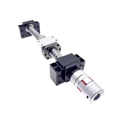 Kugelschraube DFU1605 C7, Endbearbeitet + Kugelumlaufmutter 1605 BKBF12(450mm) von SJLOYNWQ
