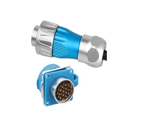 SJLOYNWQ DH24 Luftfahrt Steckdose Snap-on Verbindung Metall Legierung 2-24 Multi-core Stecker M24(12 core Full Package) von SJLOYNWQ
