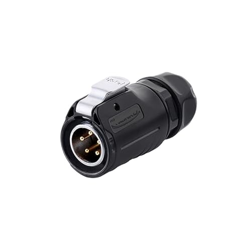 SJLOYNWQ LP-20 Industrielle Luftfahrt-Steckdose, 5-adrig, 10 A, Stromsignalanschluss(Male Plug) von SJLOYNWQ