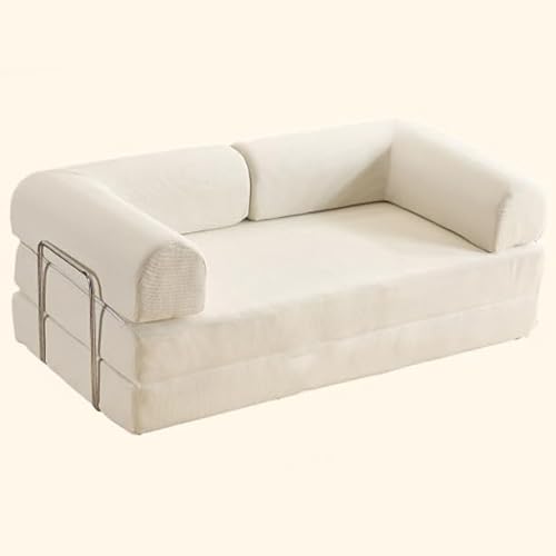 Kompressionssofa umwandelbares Bodenbett Schlafsofa Zweisitzer Cordmatratze ausklappbar bequeme Lounge für das Wohnzimmer multifunktionaler Memory-Schaum mit Armlehne tragbare Couch kleine Räume (180c Kompressionssofa umwandelbares Bodenbett Schlafsofa Zweisitzer Cordmatratze ausklappbar bequeme Lounge für das Wohnzimmer multifunktionaler Memory-Schaum mit Armlehne tragbare Couch kleine Räume (180c von SJMDSDSC