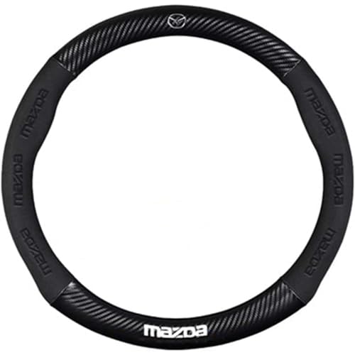 SJPJDGFC Lenkrad Abdeckung, Für Mazda MX-5 RF ND MX5 Anti Rutsch Atmungsaktiv Lenkradhüllen Auto Lenkrad Lenkrad Schutz Jahreszeiten Universell,A von SJPJDGFC