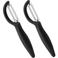 10-teiliges Universal-Kartoffelschäler-Set, manueller Kartoffelschäler aus Edelstahl, Gemüseschäler, ergonomischer Griff, Küchenmesser zum Schälen 10-teiliges Universal-Kartoffelschäler-Set, manueller Kartoffelschäler aus Edelstahl, Gemüseschäler, ergonomischer Griff, Küchenmesser zum Schälen von SJQKA