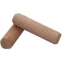 Sjqka - 100 Stück Holzdübel - Massivholzdübel Buche 12x60 mm - Riffdübel - Buchenholzdübel 12x60 mm - Handverpackt in Österreich Sjqka - 100 Stück Holzdübel - Massivholzdübel Buche 12x60 mm - Riffdübel - Buchenholzdübel 12x60 mm - Handverpackt in Österreich von SJQKA