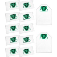12 Staubsaugerbeutel Set kompatibel mit Vorwerk Kobold VK200 FP200, Zubehör Ersatzstaubbeutel für VK 200 FP 200 von SJQKA