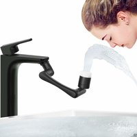 1440° drehbarer Verlängerungshahn, multifunktionaler 1080° drehbarer Luftsprudler, Verlängerungshahn mit 2-Modus-Luftsprudler von SJQKA