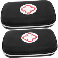 2 Stück tragbare Reise-Pillendosen, Medikamentenbehälter aus EVA, tragbare Pillendose 2 Stück tragbare Reise-Pillendosen, Medikamentenbehälter aus EVA, tragbare Pillendose von SJQKA