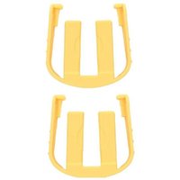 Set mit 2 Autowaschdüsen, weiteren Gartengeräten, Schnellverbinder, Schlaufe, C-Clip, Ersatzteilen, passend für Kärcher K2, K3, K7, gelb von SJQKA
