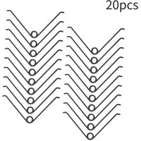 20 Stück Edelstahl-V-Federn für Gartenscheren, Ersatzteile für Gartengeräte, Torsionsfedern für Gartenscheren und Astscheren von SJQKA