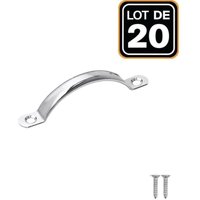 20 stücke Edelstahl Möbel Tür Griffe Schublade Zieht mit Schrauben 20 stücke Edelstahl Möbel Tür Griffe Schublade Zieht mit Schrauben von SJQKA
