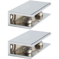 2Pcs Einstellbare Rahmenlose Rechteckige Regal Halterung Heavy Duty Glas Regal Clamp Poliert Chrom 2Pcs Einstellbare Rahmenlose Rechteckige Regal Halterung Heavy Duty Glas Regal Clamp Poliert Chrom von SJQKA