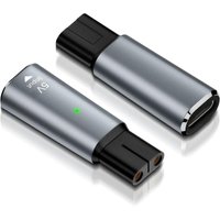 2er-Pack 4,3-V-USB-C-Rasierer-Ladegerät-Adapter, Ladekabel-Adapter für Philips OneBlade QP2724, QP2834, QP4530, MG5910, MG7910, MG9510, QP1924, QP1324 2er-Pack 4,3-V-USB-C-Rasierer-Ladegerät-Adapter, Ladekabel-Adapter für Philips OneBlade QP2724, QP2834, QP4530, MG5910, MG7910, MG9510, QP1924, QP1324 von SJQKA