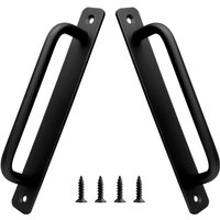 2er-Pack Aluminium-Schiebetürgriffe – 160 mm Schranktürgriffe für Küchen- und Badezimmerschränke – Länge 7,1 Zoll – Schwarz 2er-Pack Aluminium-Schiebetürgriffe – 160 mm Schranktürgriffe für Küchen- und Badezimmerschränke – Länge 7,1 Zoll – Schwarz von SJQKA