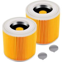 2er Pack Patronenfilter für Kärcher WD3 Premium, WD2, WD3, WD3P, MV2, MV3 - WD3 Filter - Ersatzfilter für Kärcher Staubsauger 6.414-552.0/64145520 2er Pack Patronenfilter für Kärcher WD3 Premium, WD2, WD3, WD3P, MV2, MV3 - WD3 Filter - Ersatzfilter für Kärcher Staubsauger 6.414-552.0/64145520 von SJQKA