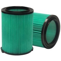 2er-Pack VF6000 5-lagige Plissee-Staubsaugerfilter, kompatibel mit Ridgid Shop Vac 5–20 Gallonen Nass- und Trockensaugern und Husky 6–9 Gallonen von SJQKA