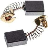 Sjqka - 2x Kohlebürsten 6,5 x 13,5 x 17 mm kompatibel mit Makita 5377MG, LS1011, LS1013F, 5008MG, LS1013FL Elektrowerkzeug mit 22mm Feder von SJQKA