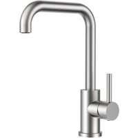 Sjqka - 360° schwenkbare Küchenarmatur, Edelstahl, Einhebelmischer, L-Form, Einloch von SJQKA