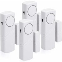 Sjqka - 4er-Pack Tür- und Fensteralarme – Haussicherheit und Einbruchalarme – Magnetbetrieb – 120 dB Sjqka - 4er-Pack Tür- und Fensteralarme – Haussicherheit und Einbruchalarme – Magnetbetrieb – 120 dB von SJQKA