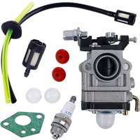52cc 49cc 43cc Vergaser Rasenmäher Vergaser Vergaser Kits mit Dichtungen Rohre Zündkerzen und Kraftstofffilter von SJQKA