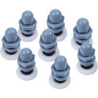 Sjqka - 8 Stück Duschraum-Schiebetürrolle, altmodische Rolle, Badezimmerbogen, Glasradrolle von SJQKA