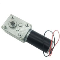 A58SW31ZY 12V DC Schneckengetriebemotor, Mini-Turbine mit Rückwärtslauf und Selbsthemmung, für DIY-Roboter, Drehtische, Türschlösser, Vorhänge (12V von SJQKA