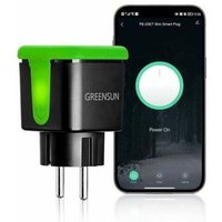 AIPER Wasserdichte Außensteckdose, GreenSun Smart Socket, Alexa Smart Socket, Programmierbare Timer-Steckdose, Smart Life Plug Outdoor Wasserdichte von SJQKA