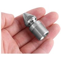 Abflussreinigungsdüse aus Edelstahl SS304 mit 3/8-Zoll-BSP-Außengewinde Abflussreinigungsdüse aus Edelstahl SS304 mit 3/8-Zoll-BSP-Außengewinde von SJQKA
