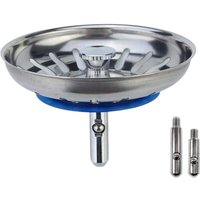 Abflusszubehör für Spülbecken: Küchenspülen-Sieb mit verstellbarem Stift – Universeller Küchenspülen-Siebstöpsel, Pop-Up-Siebkorb, Edelstahl, Abflusszubehör für Spülbecken: Küchenspülen-Sieb mit verstellbarem Stift – Universeller Küchenspülen-Siebstöpsel, Pop-Up-Siebkorb, Edelstahl, von SJQKA