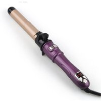 Automatischer Lockenstab, Keramikbeschichtung, 28 mm, 100–220 °C, Perfekte Locken (Lila) von SJQKA