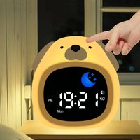 Beruhigendes 3D-Nachtlicht für Kinder von 1 bis 6 Jahren mit 6 Naturgeräuschen, Absturzsensor und USB-Ladefunktion (Geschenkset für von SJQKA