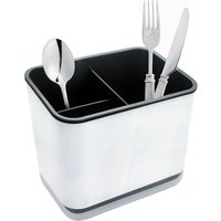 Besteckabtropfgestell, 3-teiliges Aufbewahrungsgestell für Gabeln und Löffel mit Abtropffläche für Messer, Gabeln, Löffel und Trockenkorb für die Besteckabtropfgestell, 3-teiliges Aufbewahrungsgestell für Gabeln und Löffel mit Abtropffläche für Messer, Gabeln, Löffel und Trockenkorb für die von SJQKA
