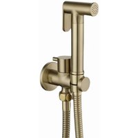 Sjqka - Bidetarmaturen Messing Bidet Set Wandhalterung Bidet Handbrause Spray Kaltes Wasser Handheld Bidet Spritze mit 1.5M Schlauch Gebürstetes Gold Sjqka - Bidetarmaturen Messing Bidet Set Wandhalterung Bidet Handbrause Spray Kaltes Wasser Handheld Bidet Spritze mit 1.5M Schlauch Gebürstetes Gold von SJQKA