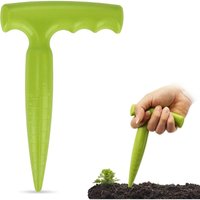 Pflanzgefäß aus Kunststoff mit Griff zum Aussäen von Samen und Pflanzen von Blumenzwiebeln (hellgrün), 17,5 cm von SJQKA