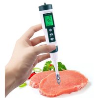 Digitales pH-Meter für Lebensmittel Präziser pH-Tester für Wasser, Käse, Sauerteig, Konfitüren, Fleisch und feste Proben Tragbarer pH-Tester für Digitales pH-Meter für Lebensmittel Präziser pH-Tester für Wasser, Käse, Sauerteig, Konfitüren, Fleisch und feste Proben Tragbarer pH-Tester für von SJQKA