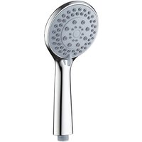 Sjqka - Dusche mit 5 Strahlarten, Hochdruckdusche mit leicht zu reinigenden Silikondüsen, runde Chromdusche, wassersparende Handbrause für Sjqka - Dusche mit 5 Strahlarten, Hochdruckdusche mit leicht zu reinigenden Silikondüsen, runde Chromdusche, wassersparende Handbrause für von SJQKA