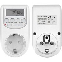 EU Stecker Timer Schalter Digitale Steckdose Energiesparende Einstellbare Küche Timer Outlet Woche Stunde Programmierbare Timing Buchse von SJQKA