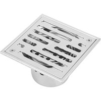 Edelstahl-Duschablauf 110 x 110 mm, 150 x 150 mm, großkalibriger Badezimmer-Bodenablauf von SJQKA