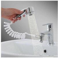 Einfach zu installierende Universal-Handbrause für Waschbecken, Duschen und Küchenabflüsse einfache Montage, Befestigung mit biologisch haftendem Einfach zu installierende Universal-Handbrause für Waschbecken, Duschen und Küchenabflüsse einfache Montage, Befestigung mit biologisch haftendem von SJQKA