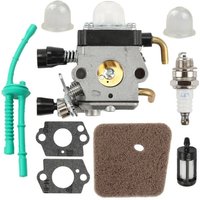 Sjqka - Ersatz Vergaser Rasenmäher Ersatzteile Trimmer Unkrautfresser mit Luftfilter Kraftstoffleitung Garten Zubehör für stihl Fs38 Fs45 Fs46 Fs55 von SJQKA