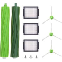 Ersatzteil- und Zubehörset: Filter, Seitenbürsten und Räder für iRobot Roomba i7, i7+ und E5, E6 und E7 Staubsaugerroboter – 11er-Pack von SJQKA