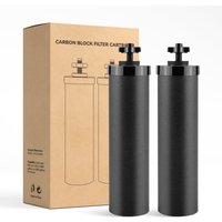 Ersatzwasserfilter, 2er-Pack Aktivkohle-Wasserfilter für Schwerkraftfiltration, Reinigungselemente für den Außenbereich von SJQKA