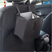 Faltbarer Auto-Mülleimer – wasserdicht – auslaufsichere Aufbewahrungstasche – großes Fassungsvermögen für Auto-Innenausstattung (kleine Größe) von SJQKA