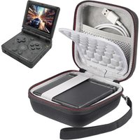 Festes Etui für Anbernic RG35XXSP/RG35XXSP Flip/RG34XXSP/Gameboy Advance SP Retro-Handheld-Spielkonsole, Reise-Aufbewahrungsbox für RG35XXSP mit von SJQKA