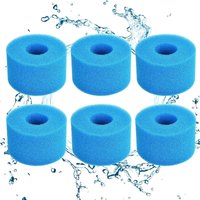 Filterschwamm Typ S1 - Schaumstofffilterkartusche - Schwimmbadfilterschaum - wiederverwendbar und waschbar - Schaumstofffilter für Whirlpool von SJQKA