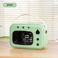 Sjqka - Frischluft und Luftbefeuchtung in einem Mini-USB-Ventilator, 500 mAh, lange Akkulaufzeit, tragbare Desktop-Kühlung von SJQKA