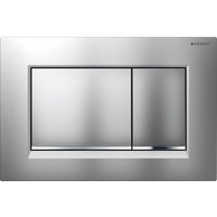 Geberit Sigma20 (ehemals Sigma30) eckige Betätigungsplatte für 2-Mengen-Spülung: Lack Chrom matt, Perl-Effekt, Chrom glänzend (115.883.JQ.1) von SJQKA